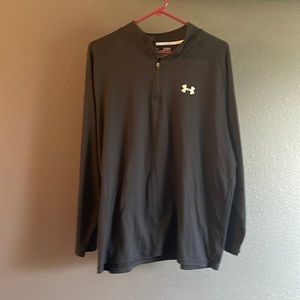 Black Under Armour long sleeve 1/4 zip pull over. Good condition!